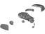 Hyundai 87610-S2000 Mirror Assembly-Outside RR View,LH