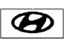Hyundai 86321-29001 H Logo Emblem