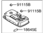 Hyundai 92850-3S000-TX Room Lamp Assembly