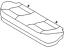 Hyundai 89150-3K700 Frame & Pad Assembly-Rear Seat Cushion