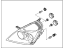 Hyundai 92101-4J000 Headlamp Assembly, Left