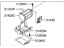 Hyundai 31410-0W000 Canister & Holder Assembly