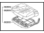 Hyundai 89200-0W400-J42 Cushion Assembly-3RD,RH