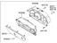 Hyundai 94001-25710 Cluster Assembly-Instrument(Mph)