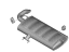 Hyundai 28710-N9300 Muffler Assembly-Rear