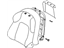 Hyundai 88400-2C100-GAA Back Assembly-Front Seat Driver