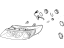 Hyundai 92101-3L051 Left Headlamp Assembly Hyundai 92101-3L051 Left Headlamp Assembly