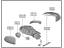 Hyundai 87620-CL091 Outside Rear View Mirror Assembly Right Hand Hyundai 87620-CL091 Outside Rear View Mirror Assembly Right Hand