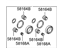 Hyundai 58303-2DA01 Seal Kit-Rear Disc Brake
