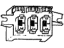 Hyundai 91710-21001 Fuse Box Assembly
