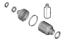 Hyundai 495R3-N9060 Joint Kit-Diff Side,RH
