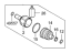 Hyundai 495L3-F2650 Joint Kit-FR Axle Diff Side,LH