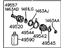 Hyundai 49505-24A00 Joint Kit-Front Axle Differential Side