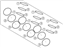 Hyundai 23040-3LTA1 Piston Ring Set Hyundai 23040-3LTA1 Piston Ring Set