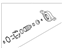 Hyundai 49575-1U000 Repair Kit-Center Bearing