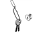 Hyundai 81521-3MA00 Key Sub Set-Glove Box
