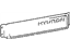 Hyundai 96126-24001 Cover-Radio BLANKING Hyundai 96126-24001 Cover-Radio BLANKING