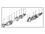 Hyundai 49501-21000 Joint Assembly-Constant Velocity L