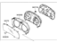 Hyundai 94001-1E161 Cluster Assembly-Instrument(Mph)