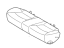 Hyundai 89150-4R000 Frame & Pad Assembly-Rear Seat Cushion