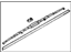 Hyundai 98820-29600 Rear Window Wiper Blade Assembly