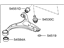 Hyundai 54501-2B100 Arm Complete-Front Lower,RH