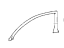Hyundai 82160-27000-LK Weatherstrip-Door Opening Upper,RH