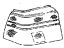 Hyundai 92410-24030 Lens & Housing-Rear Combination Lamp,LH