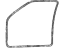 Hyundai 82120-21010 Weatherstrip Assembly-Front Door Opening,RH