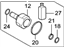 Hyundai 49595-3X1A5 Boot Kit-Front Axle Differential Side LH