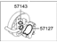 Hyundai 57150-2EA10 Seal Kit-Power Steering Oil Pump