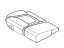 Hyundai 89260-N9010-KIE Covering-RR Seat CUSHOIN,RH