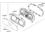 Hyundai 94001-2L025 Cluster Assembly-Instrument(Mph)