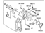 Hyundai 58310-A5A20 Caliper Kit-Rear Brake,LH