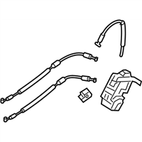 Hyundai 81420-A5000 LATCH ASSEMBLY-REAR DOOR,RH