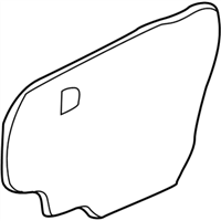 Hyundai 82392-2D010 SEAL-FRONT DOOR TRIM,RH