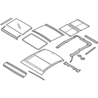 Genuine Hyundai 81610-3S010 Panorama Roof Frame Assembly