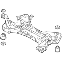 Hyundai 62405-2S610 CROSSMEMBER COMPLETE-FRONT AXLE