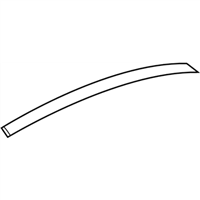 Hyundai 86382-J0000 BLACK TAPE-REAR DOOR FRAME UPPER,LH