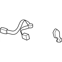 Hyundai 89840-4D560-CS 3RD SEAT BUCKLE,RH