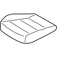 Hyundai 88150-H9000 PAD ASSEMBLY-FRONT SEAT CUSHION,LH