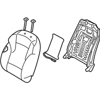 Hyundai 88300-3Q000-Y3A BACK ASSEMBLY-FRONT SEAT DRIVER
