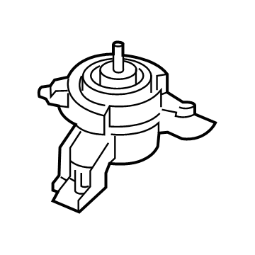 Genuine Hyundai 21640-21710 Engine Mounting Bracket Assembly 