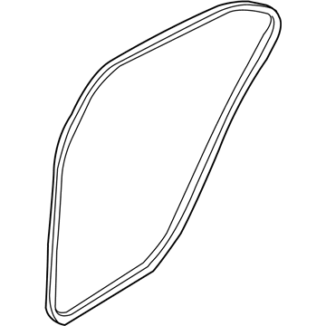 Right Rear Genuine Hyundai 83120-3N000-HZ Door Weatherstrip Right Rear Genuine Hyundai 83120-3N000-HZ Door Weatherstrip