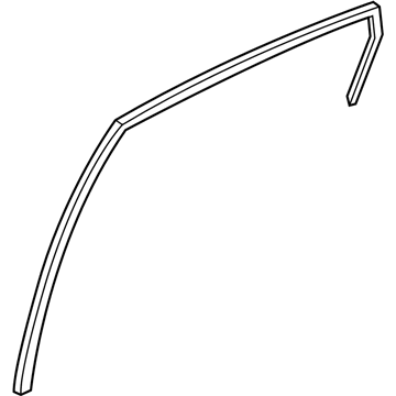 83530-1R200 Genuine Hyundai Run-Rear Door Window Glass,LH