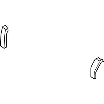 Genuine Hyundai Parts 86618-1E000 Driver Side Rear Bumper Bracket Genuine Hyundai Parts 86618-1E000 Driver Side Rear Bumper Bracket