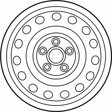 Hyundai Veloster Spare Wheel - 52910-2T300