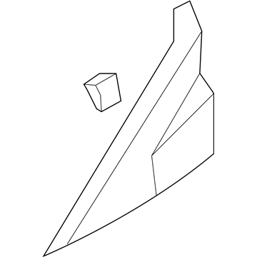 86190-J0000 Genuine Hyundai Garnish Assembly-Delta RH