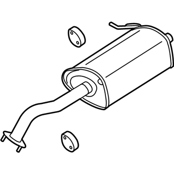 Hyundai Exhaust Pipe - 28710-A5300