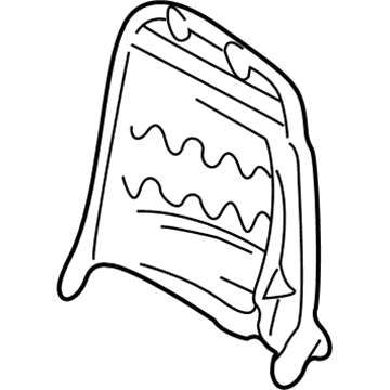 Genuine Hyundai 88460-2D100-FAM Seat Back Covering Front Passenger Side Genuine Hyundai 88460-2D100-FAM Seat Back Covering Front Passenger Side